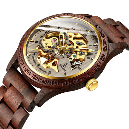 Exclusive Wooden Men's Mechanical Watch