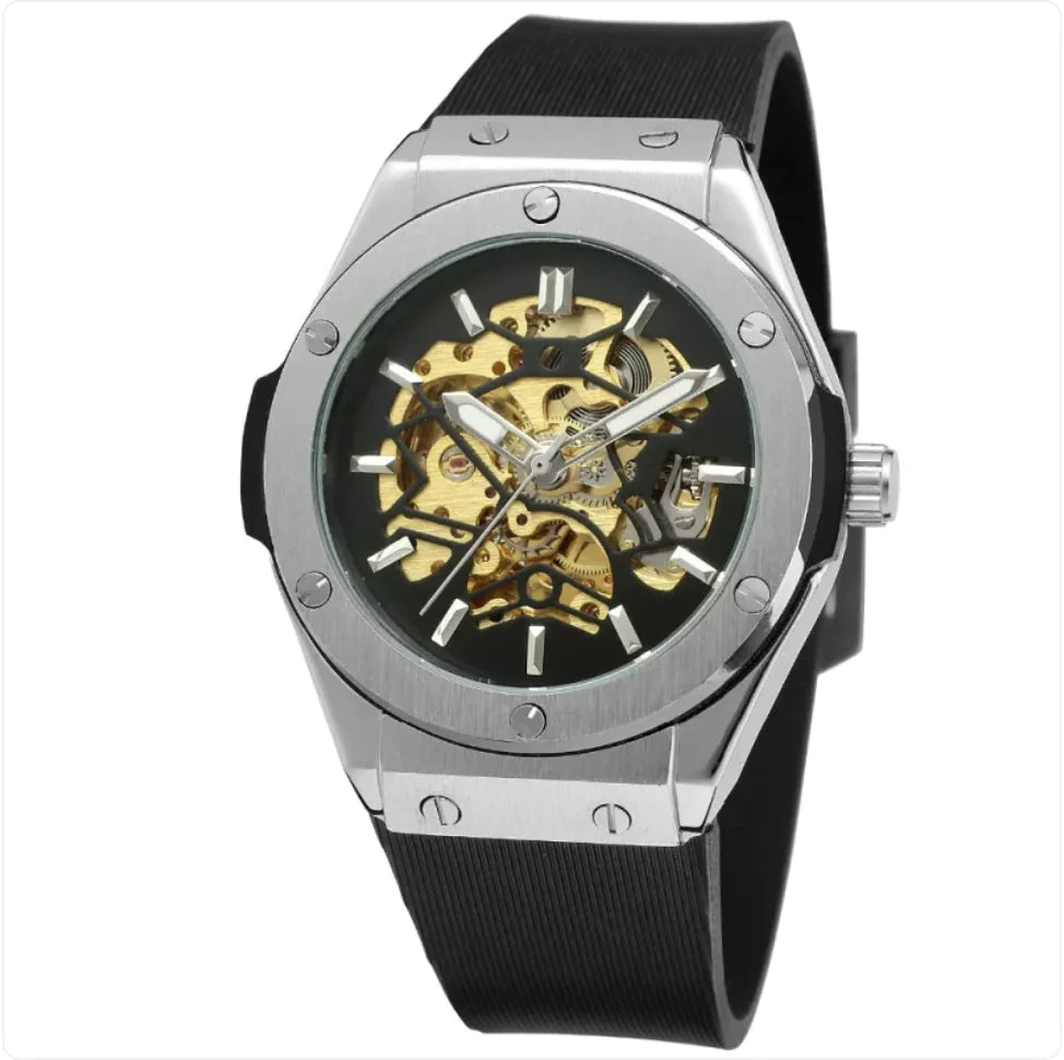 Men's Casual Hollow Automatic Mechanical Watch