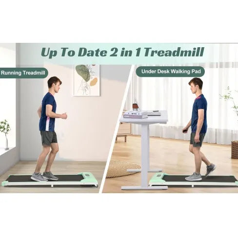 2 In 1 Under Desk Electric Treadmill