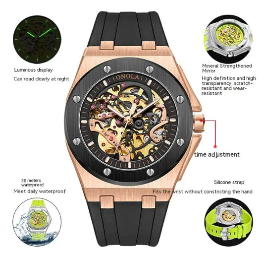 Exclusive Automatic Mechanical Skeleton Watch