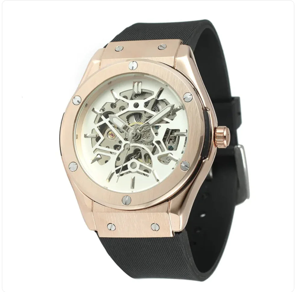 Men's Casual Hollow Automatic Mechanical Watch