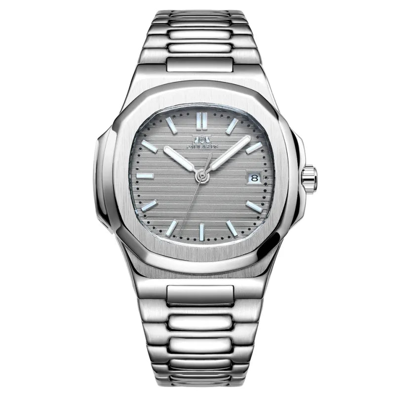 Mechanical Solid Steel Band Luminous Watch